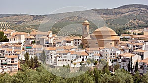 View of the town of MontefrÃÂ ÃÂ­o, Granada, Spain photo